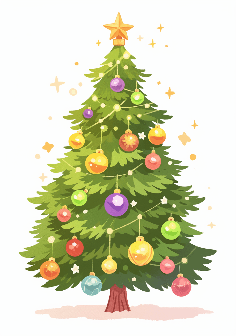 Christmas Tree 590 original repeating artwork