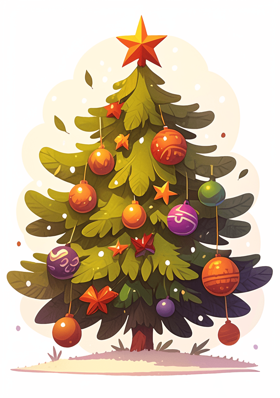 Christmas Tree 488 original repeating artwork