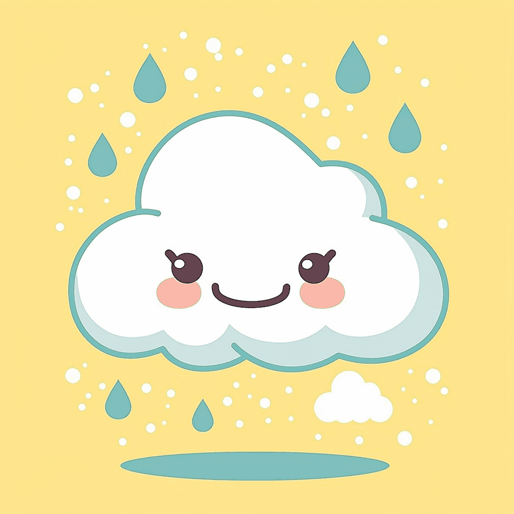 Rain Gang original repeating artwork