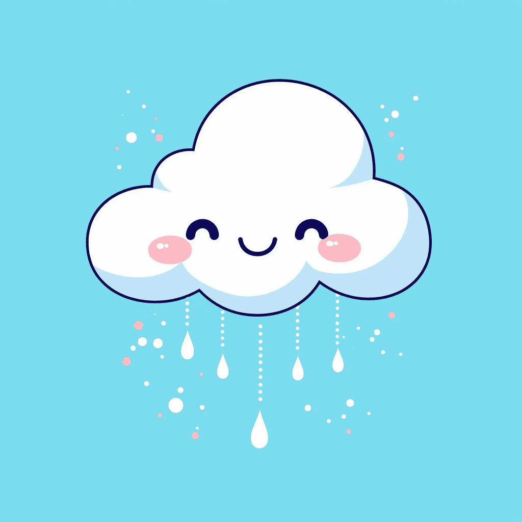 Rain Pop original repeating artwork