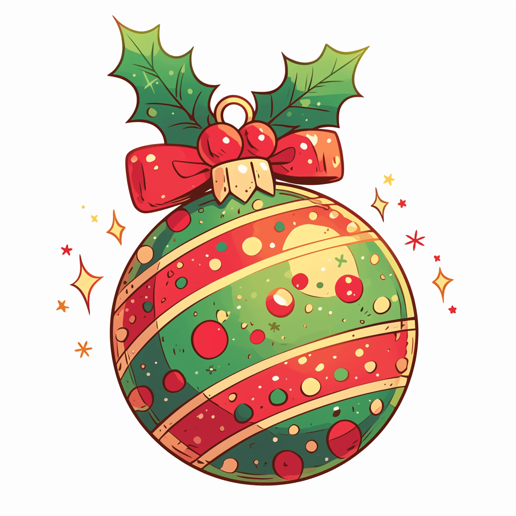 Christmas Ball Hue original repeating artwork
