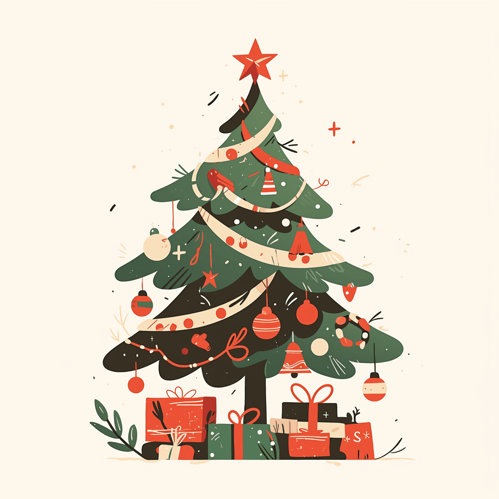 Christmas Tree 282 original repeating artwork