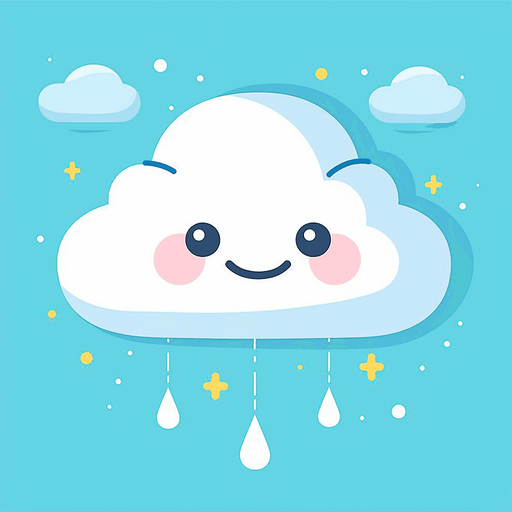 Rain Picnic original repeating artwork