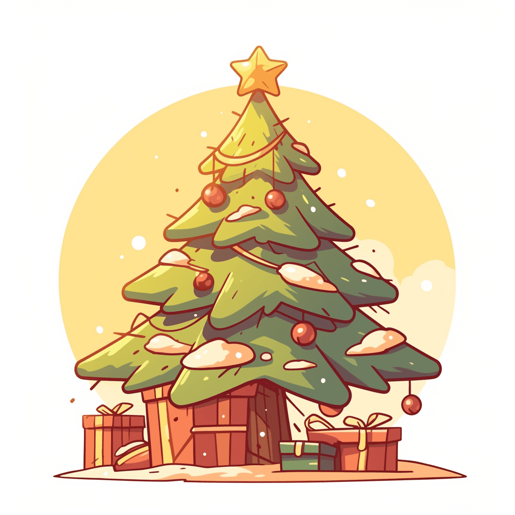 Christmas Tree 001 original repeating artwork