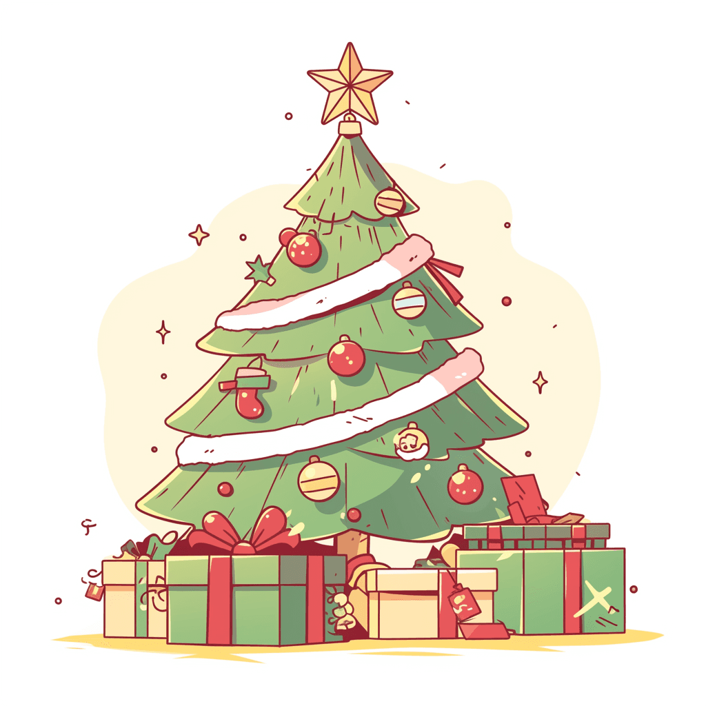 Christmas Tree 130 original repeating artwork