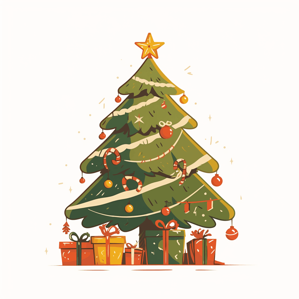 Christmas Tree 038 original repeating artwork