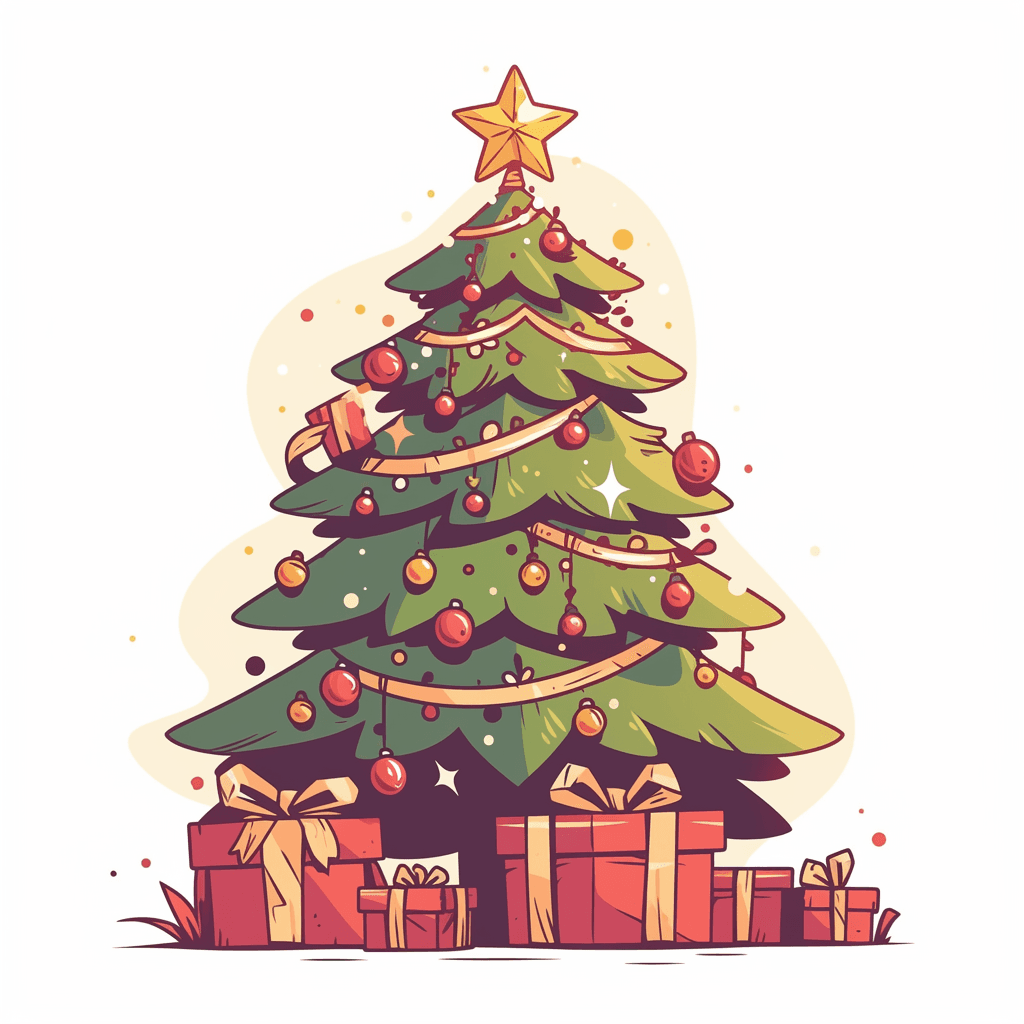 Christmas Tree 105 original repeating artwork