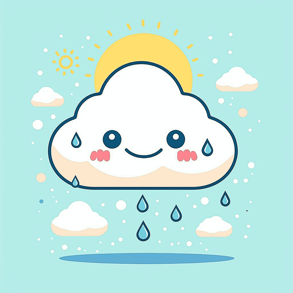 Sun Pals original repeating artwork
