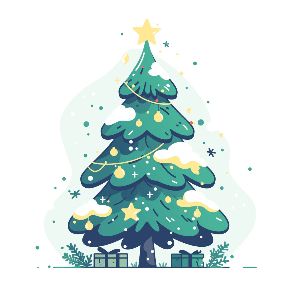 Christmas Tree Archive original repeating artwork