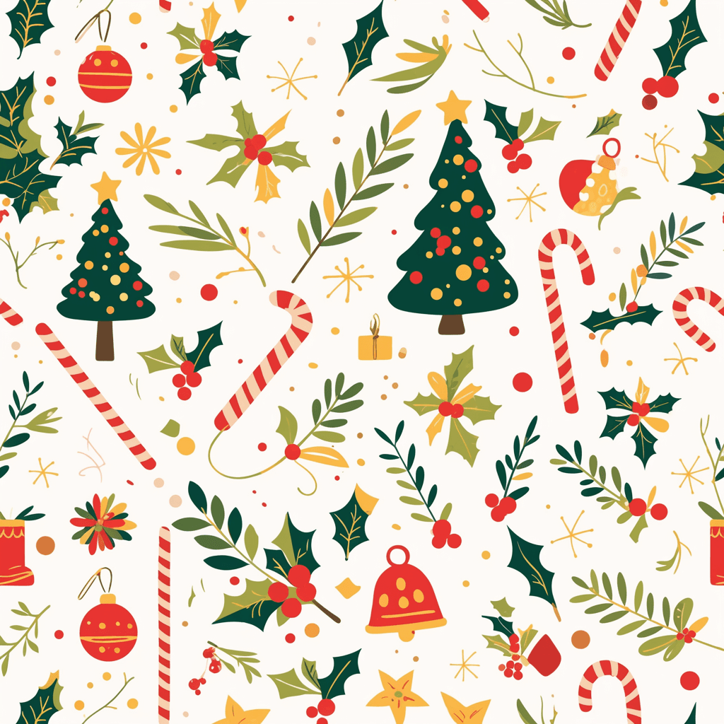 Christmas Design Pop original repeating artwork