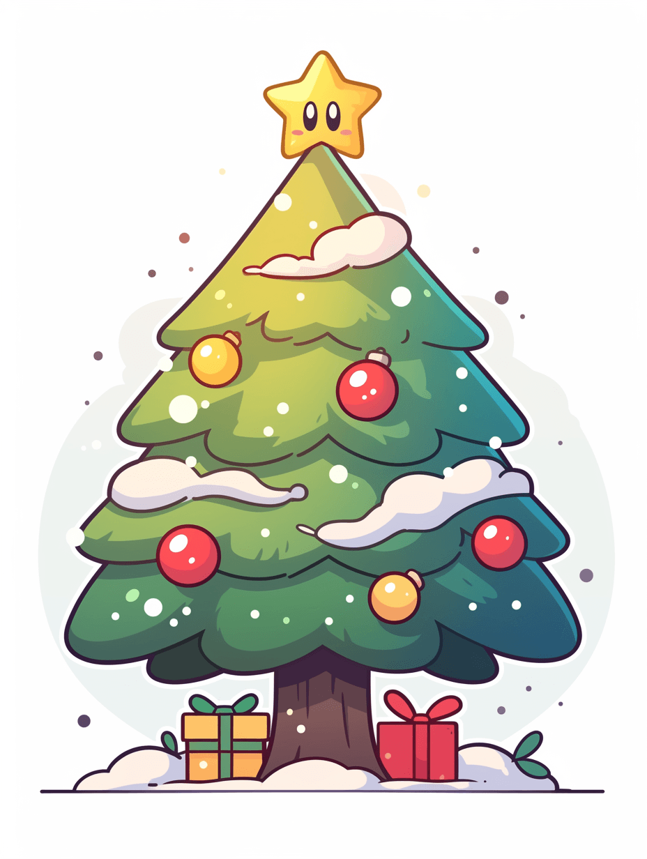 Christmas Tree 004 original repeating artwork