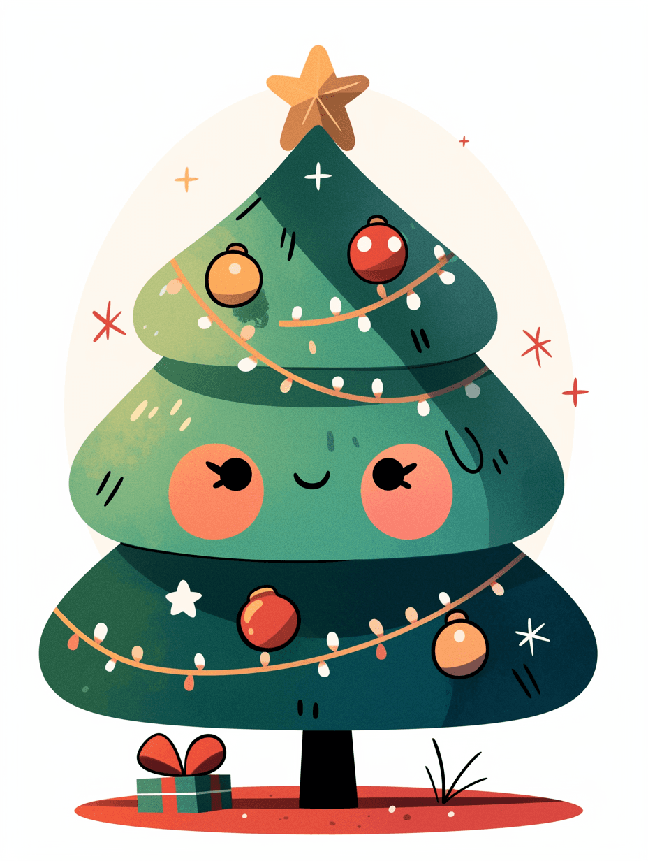 Christmas Tree 129 original repeating artwork