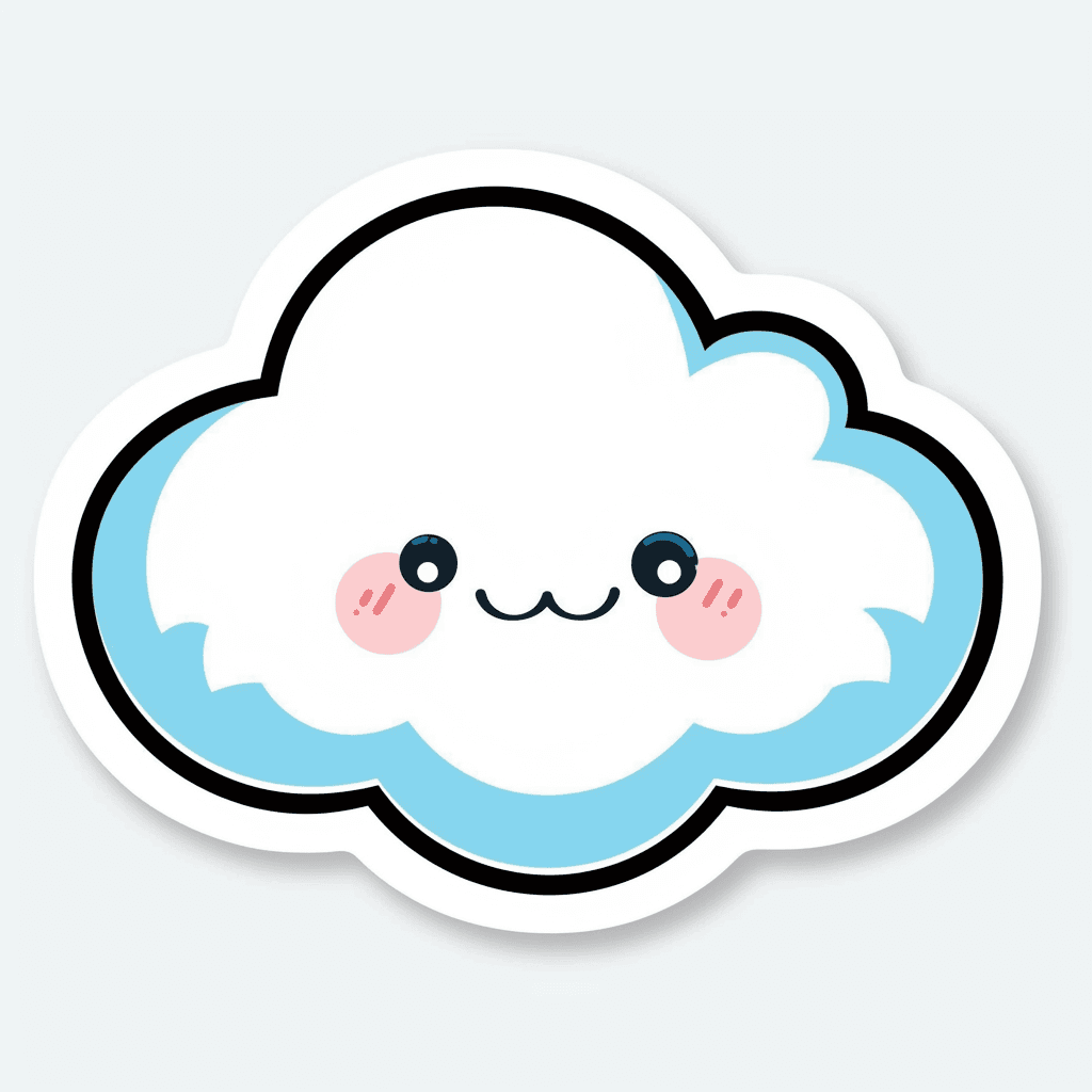 Cartoon Cloud 013 original repeating artwork