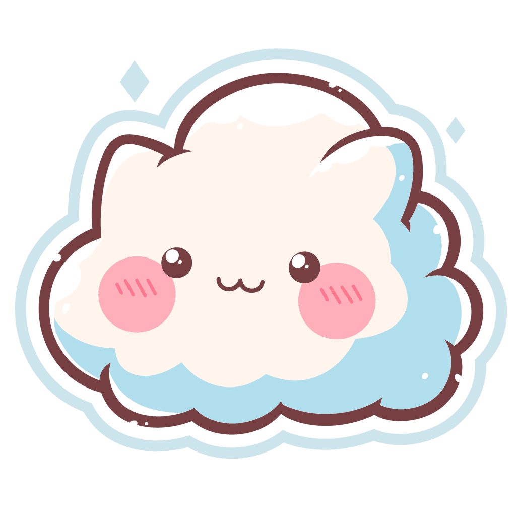 Cartoon Cloud 023 original repeating artwork
