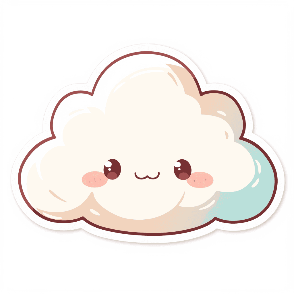 Cartoon Cloud 015 original repeating artwork