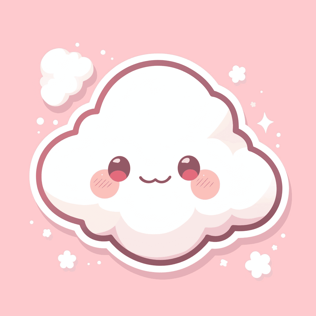 Cartoon Cloud Fair original repeating artwork