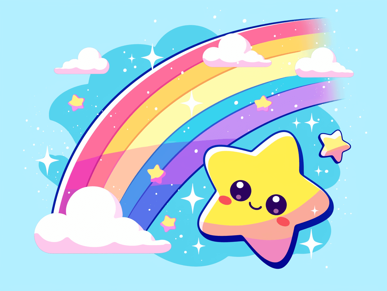 Star Bloom original repeating artwork