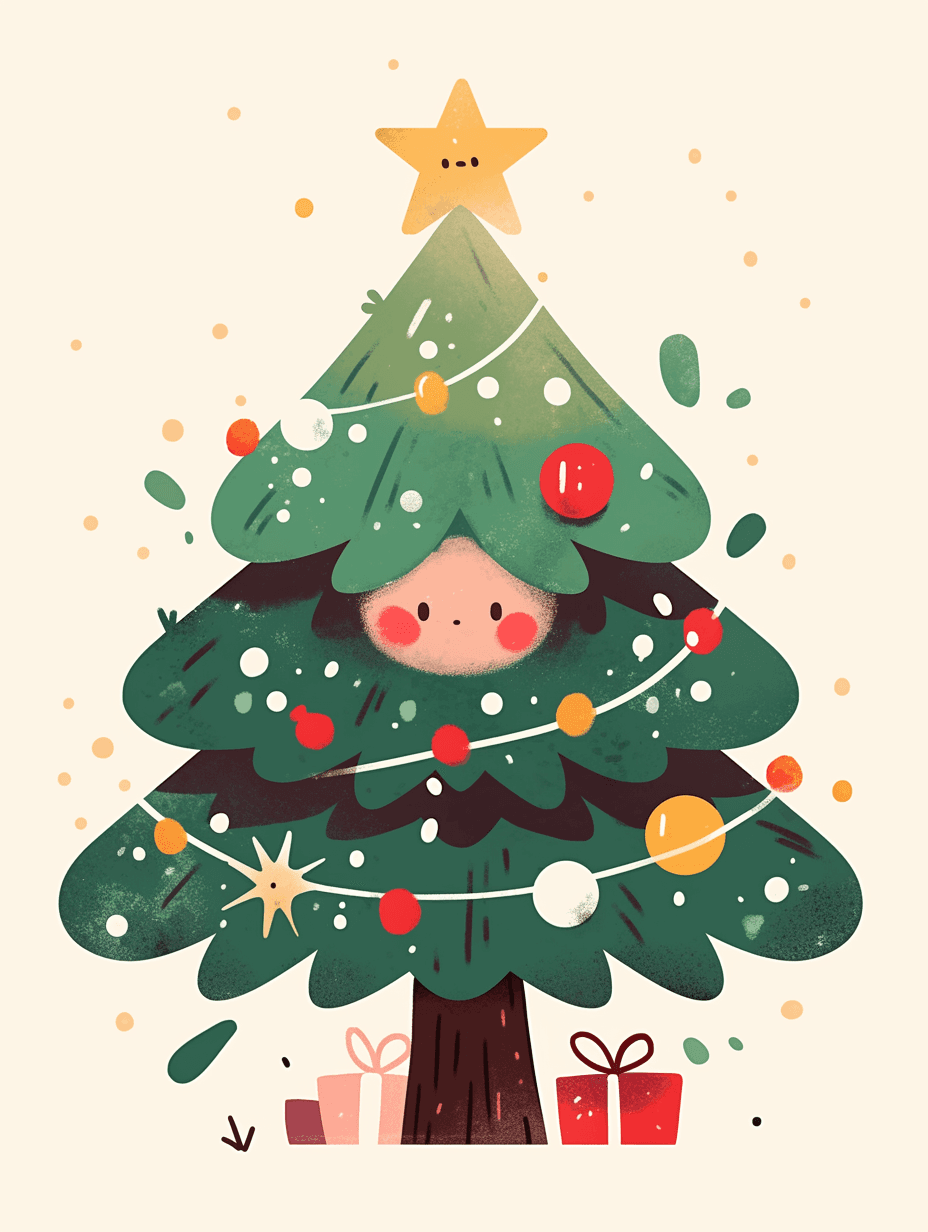 Christmas Tree 103 original repeating artwork