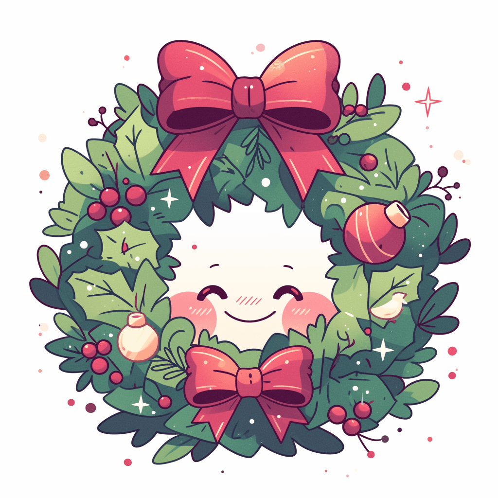 Christmas Wreath 216 original repeating artwork