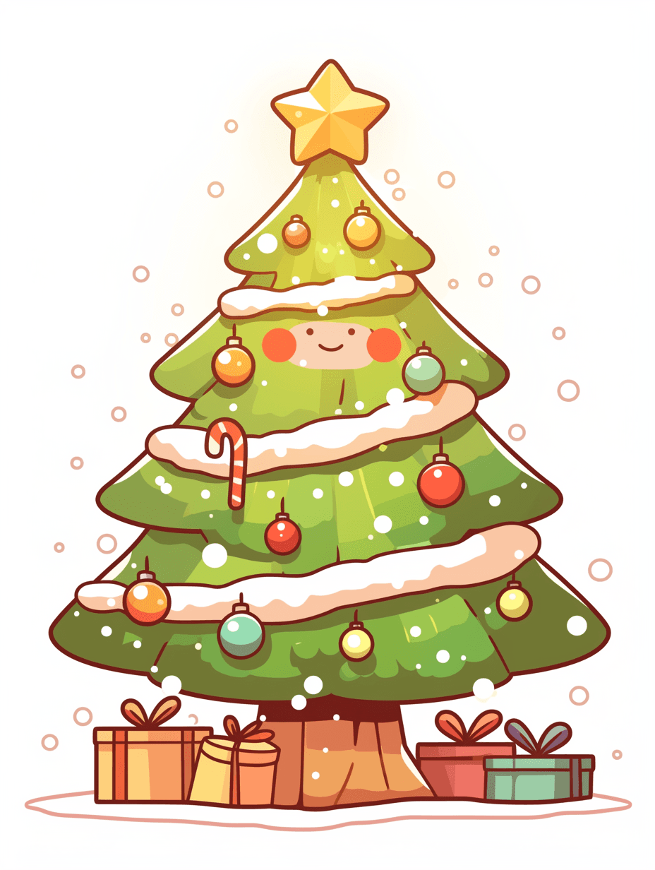 Christmas Tree 506 original repeating artwork