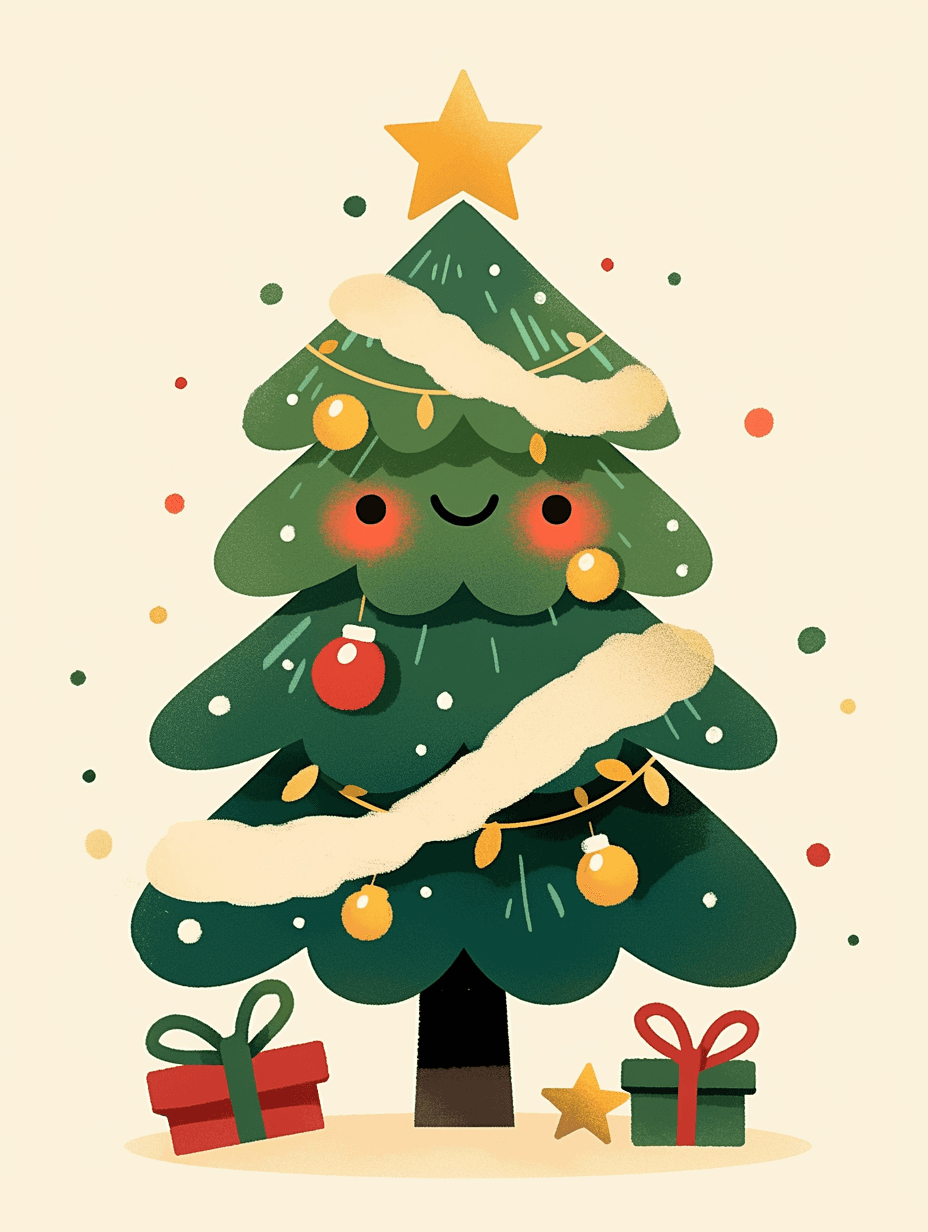 Christmas Tree 480 original repeating artwork
