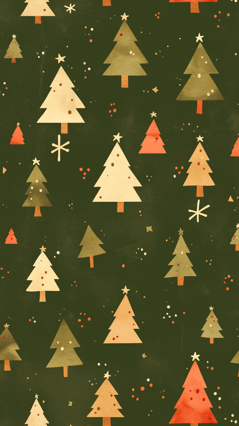 Christmas Tree 524 original repeating artwork