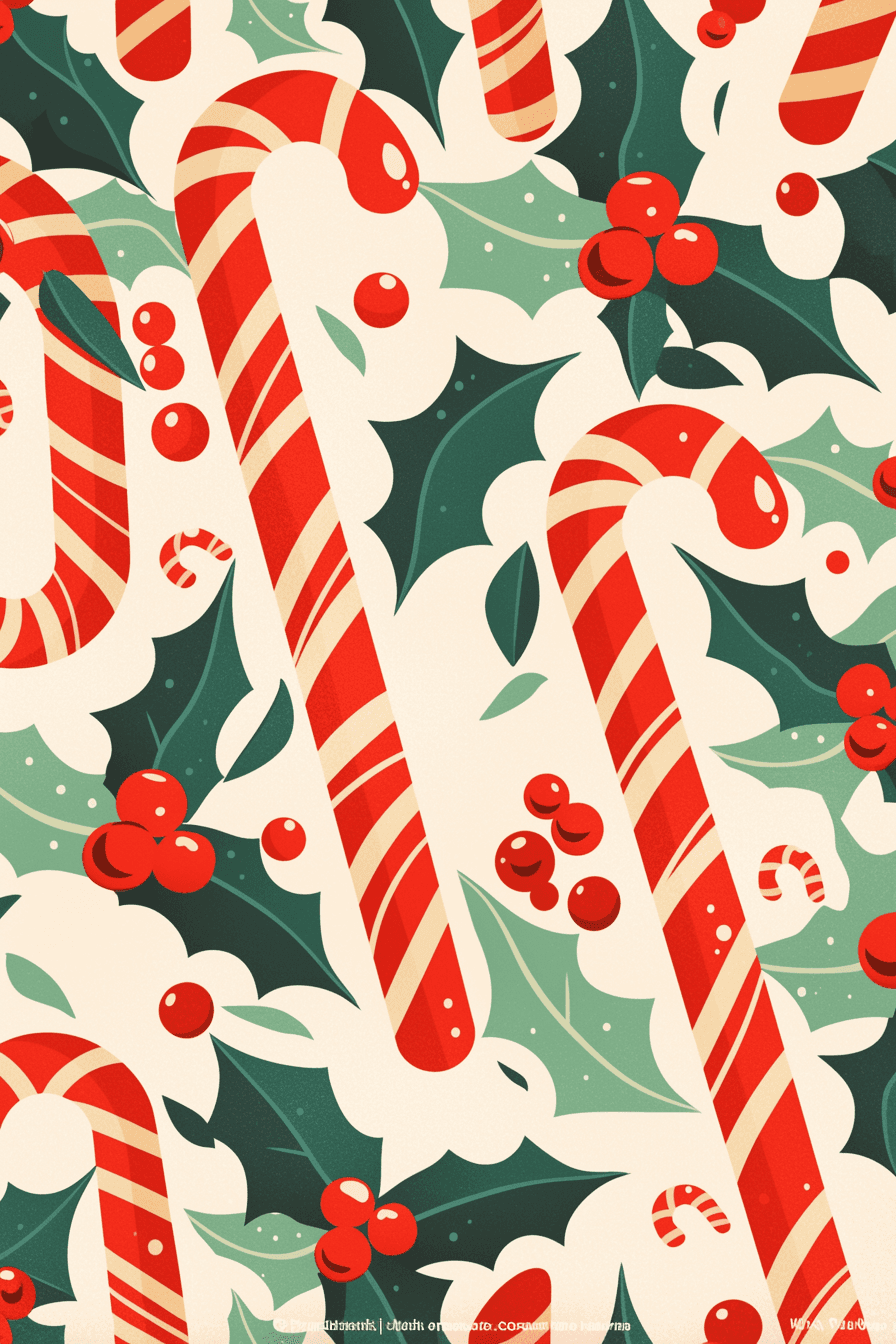 Christmas Design Winter original repeating artwork
