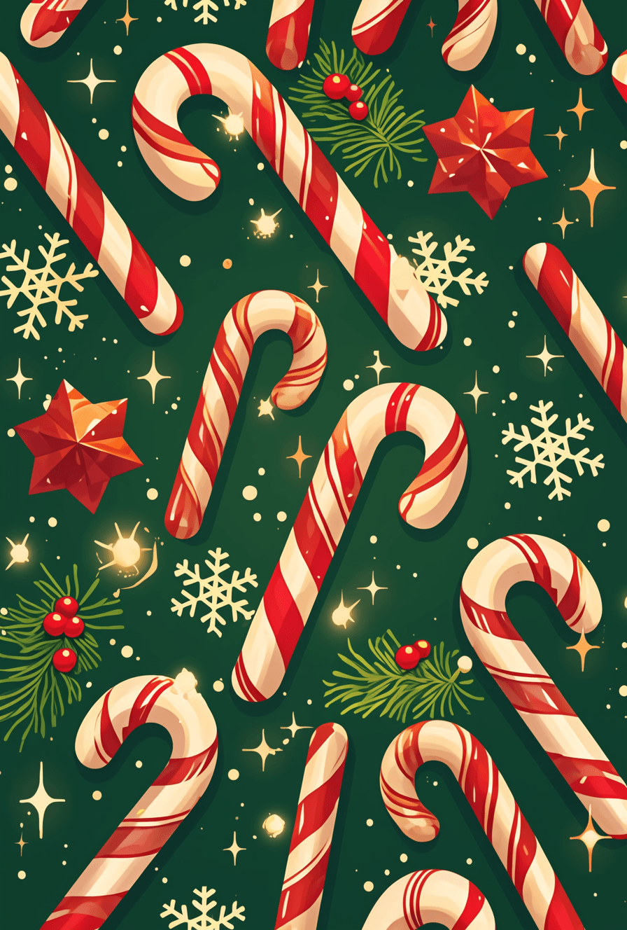 Christmas Design Echo original repeating artwork