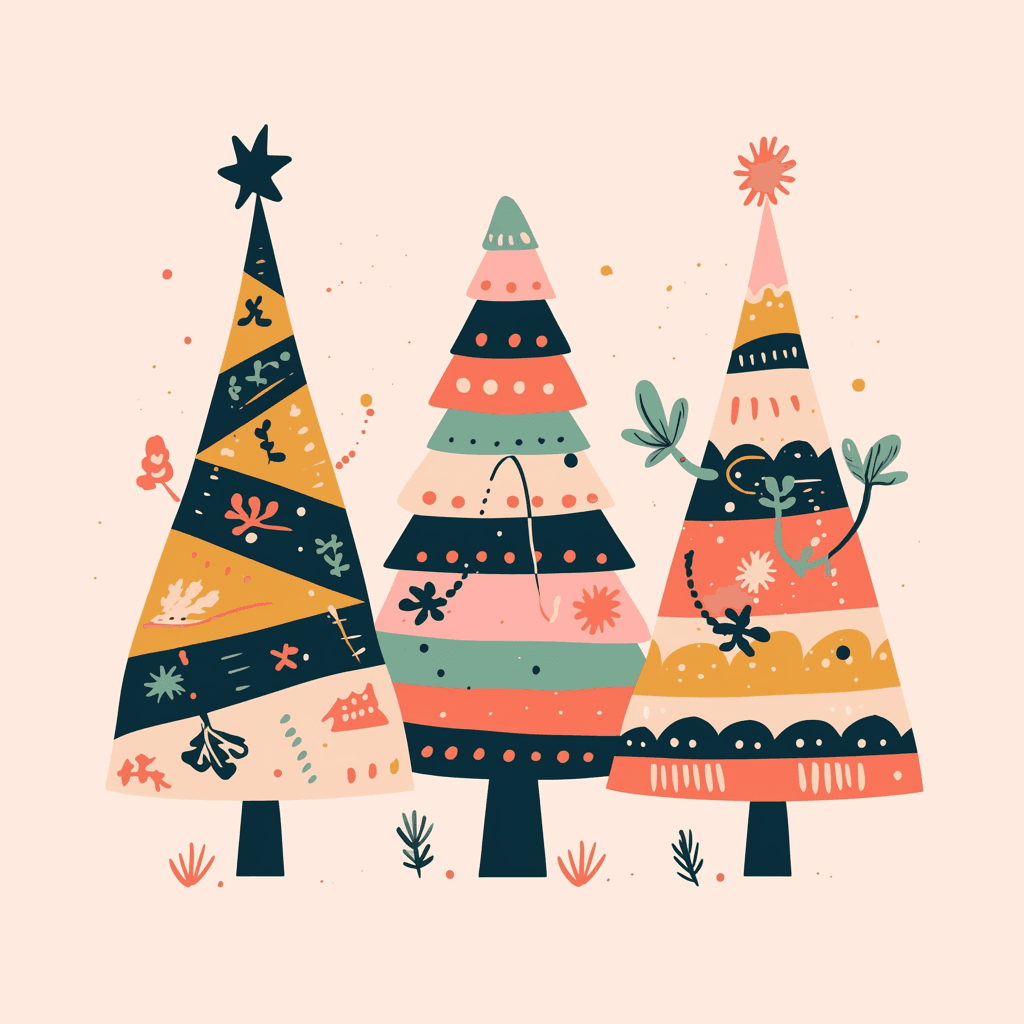 Christmas Tree 413 original repeating artwork