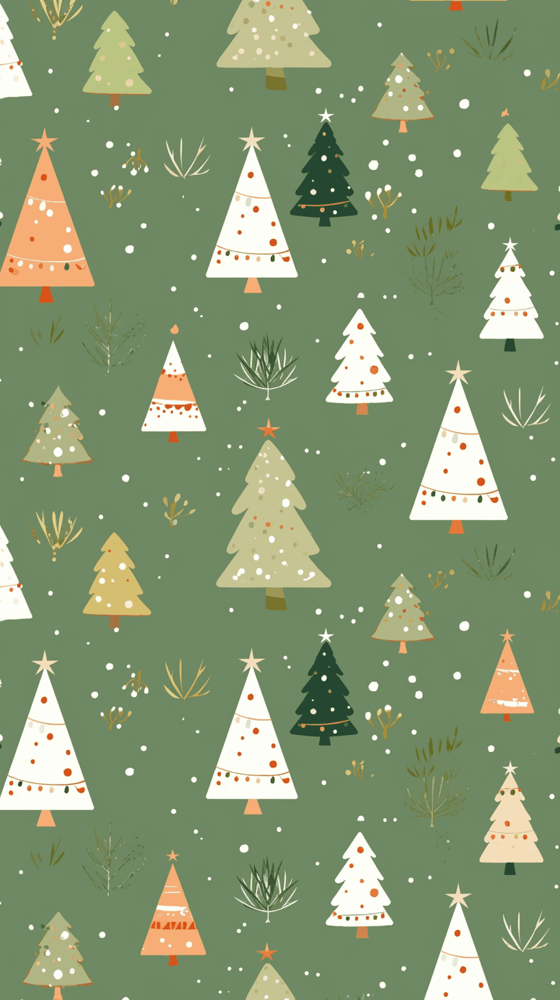 Christmas Design Street original repeating artwork