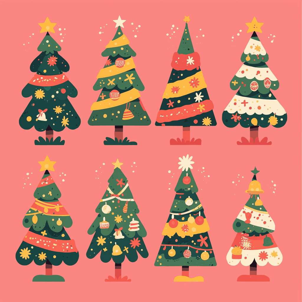 Christmas Tree 494 original repeating artwork