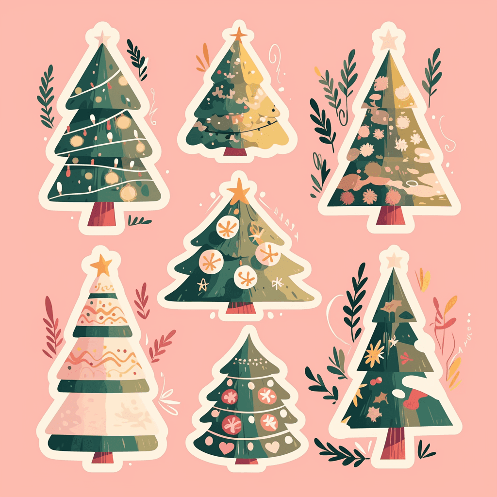 Christmas Tree 403 original repeating artwork