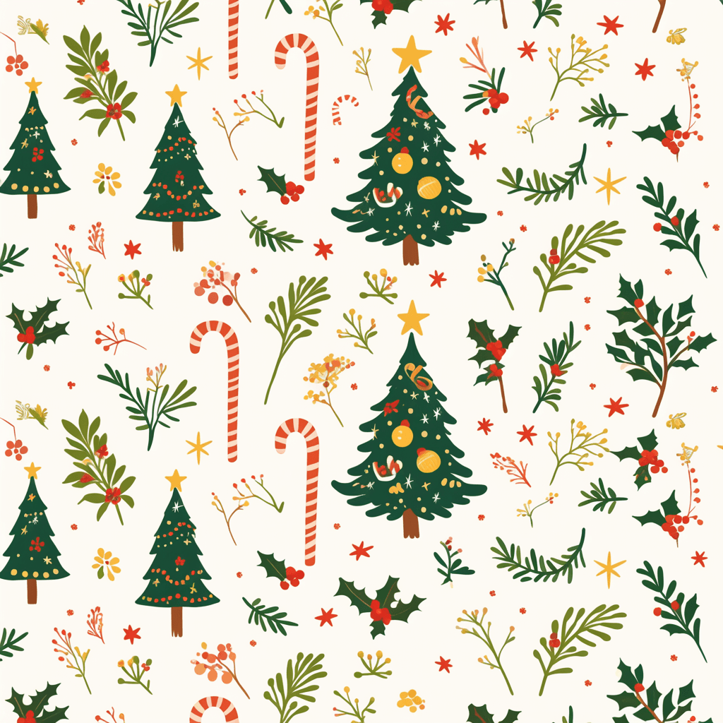 Christmas Tree 568 original repeating artwork