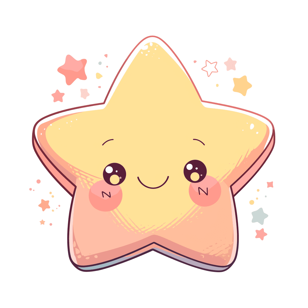 Star Kick original repeating artwork
