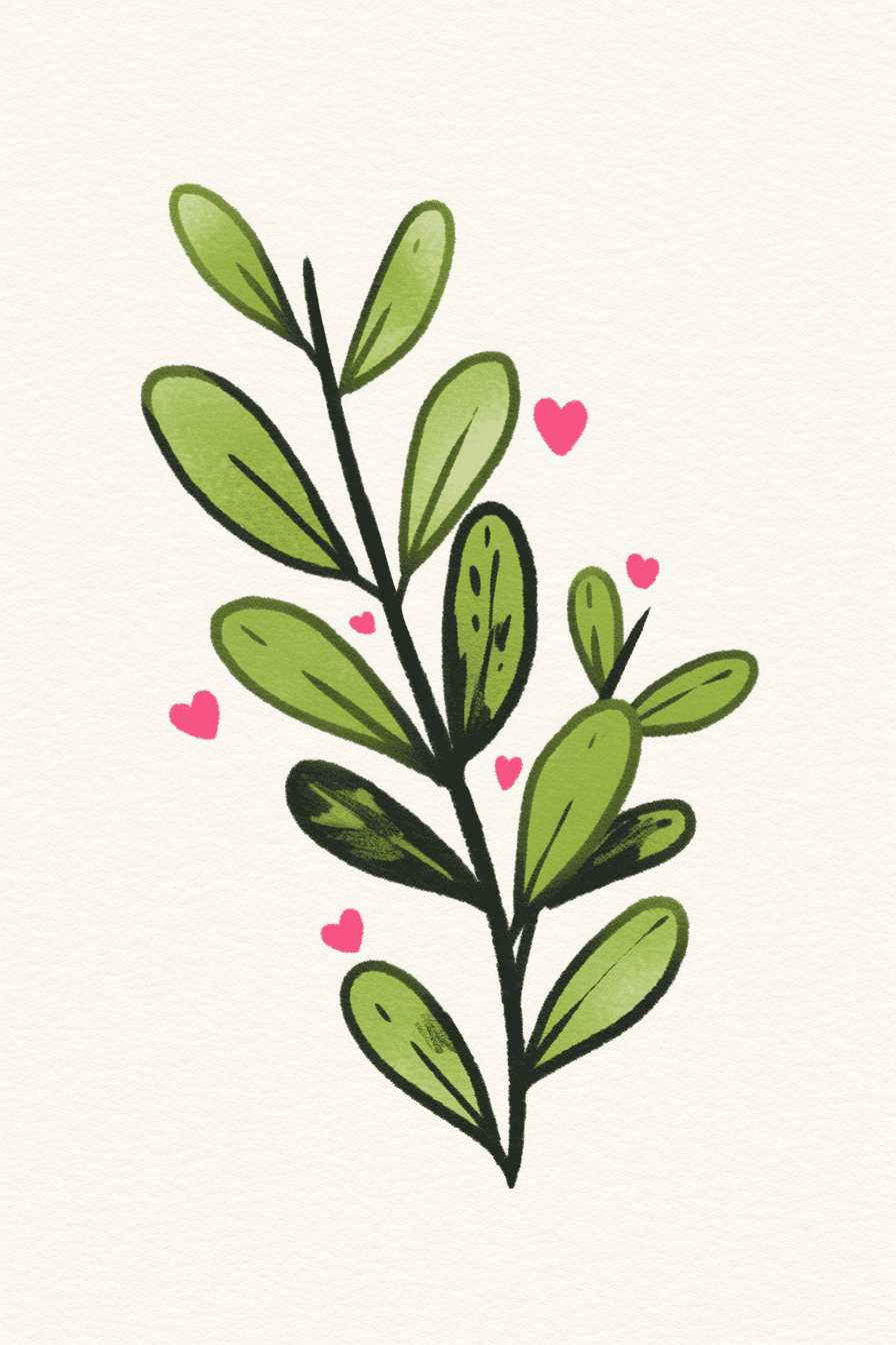 Leaves Groove original repeating artwork