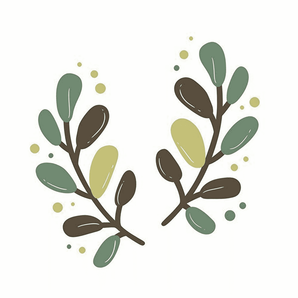 Leaves Hue original repeating artwork