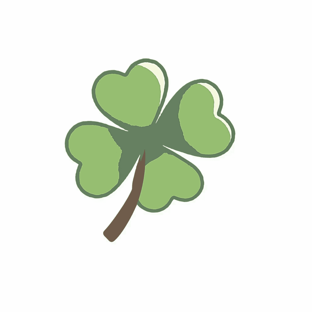 Clover Flip original repeating artwork