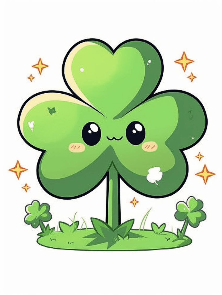 Clover Team original repeating artwork