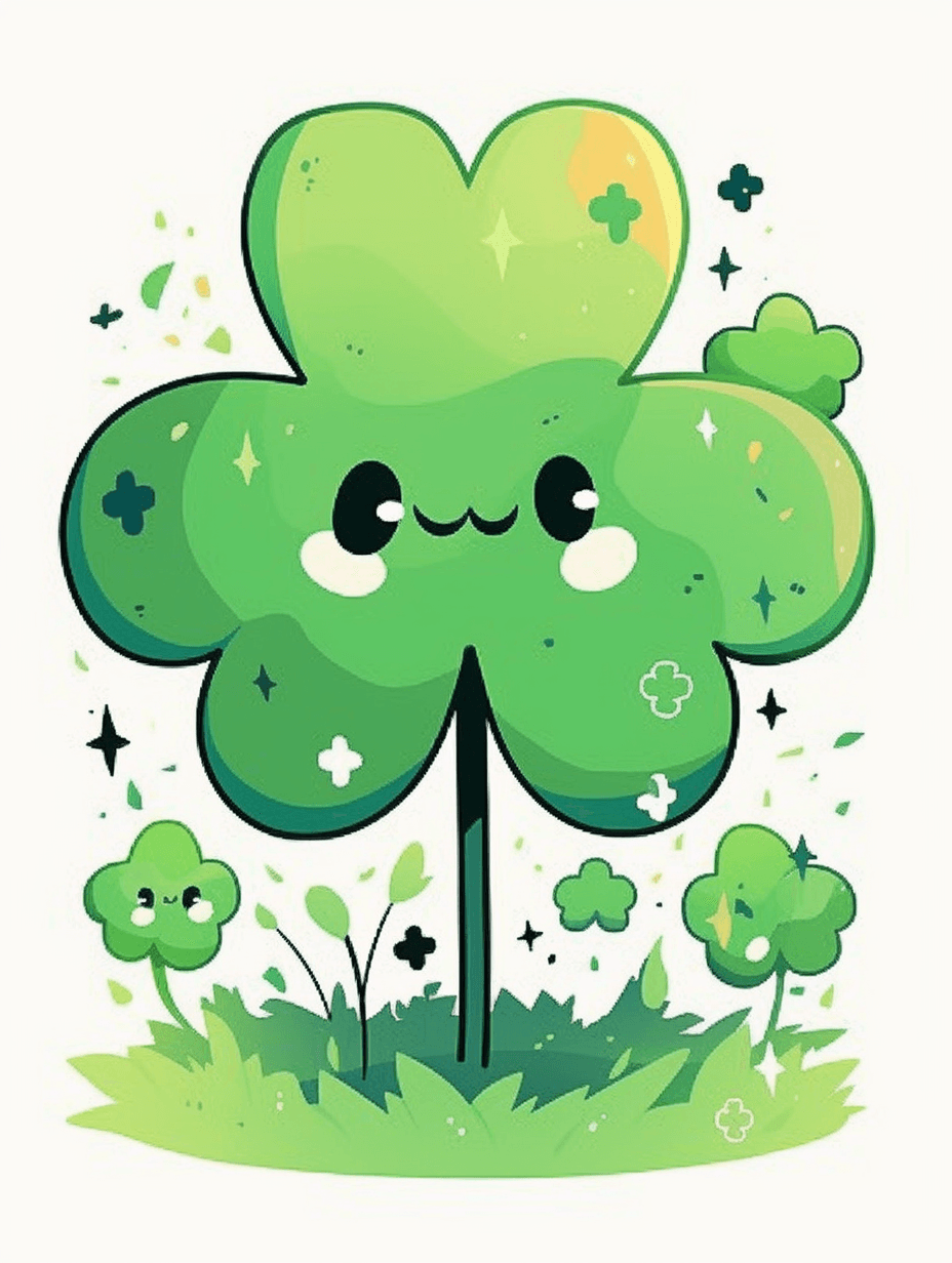 Clover Tune original repeating artwork
