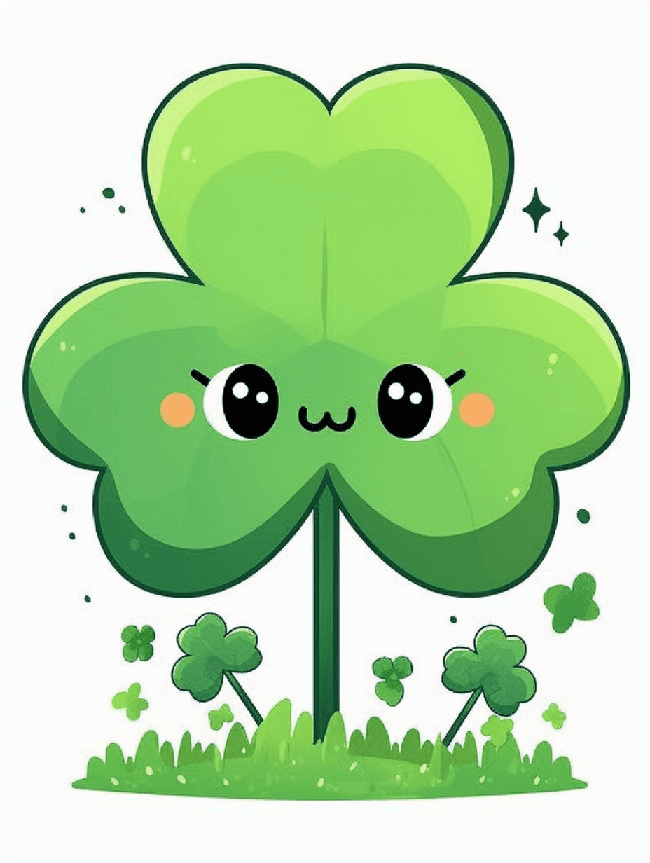 Clover Parade original repeating artwork