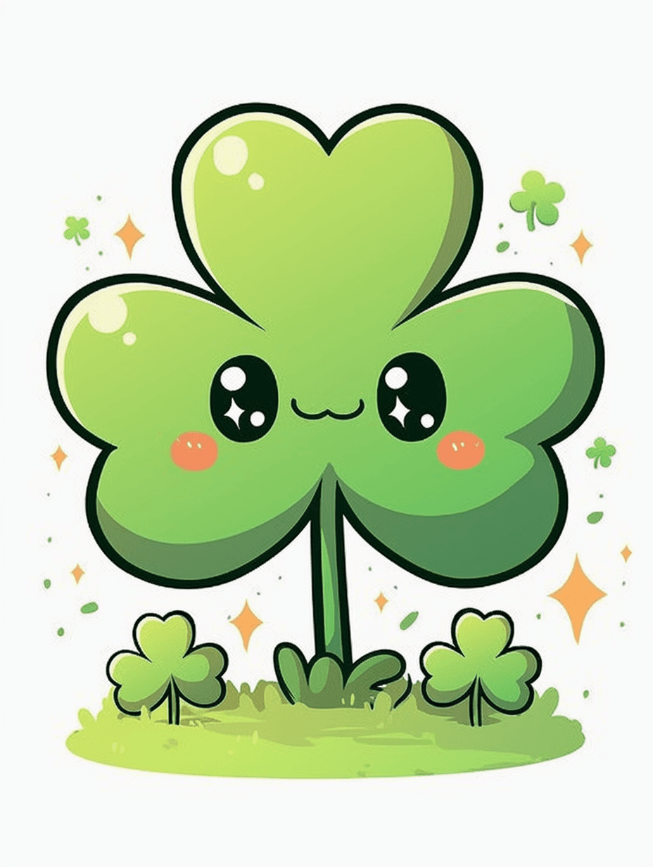 Clover Pop original repeating artwork