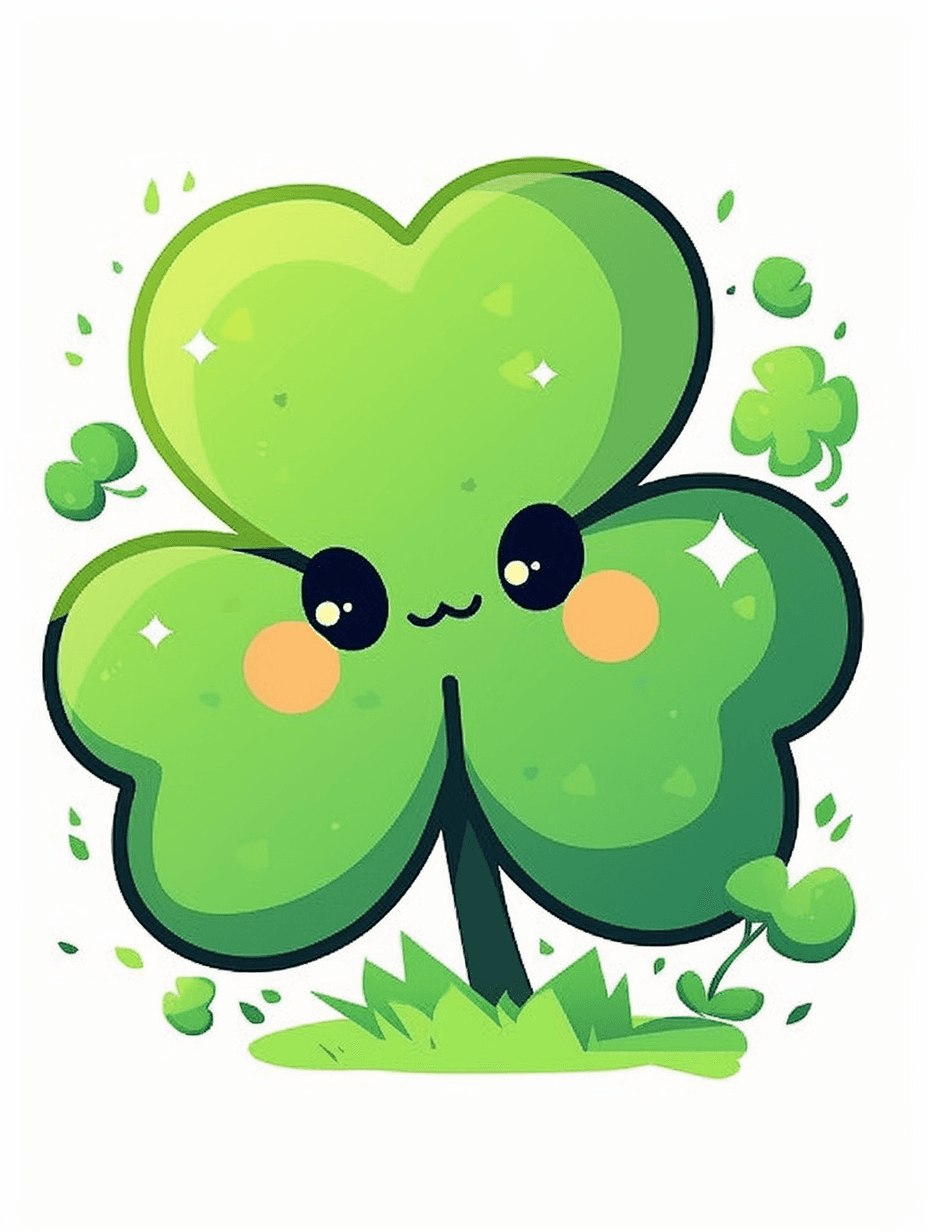 Clover Zip original repeating artwork