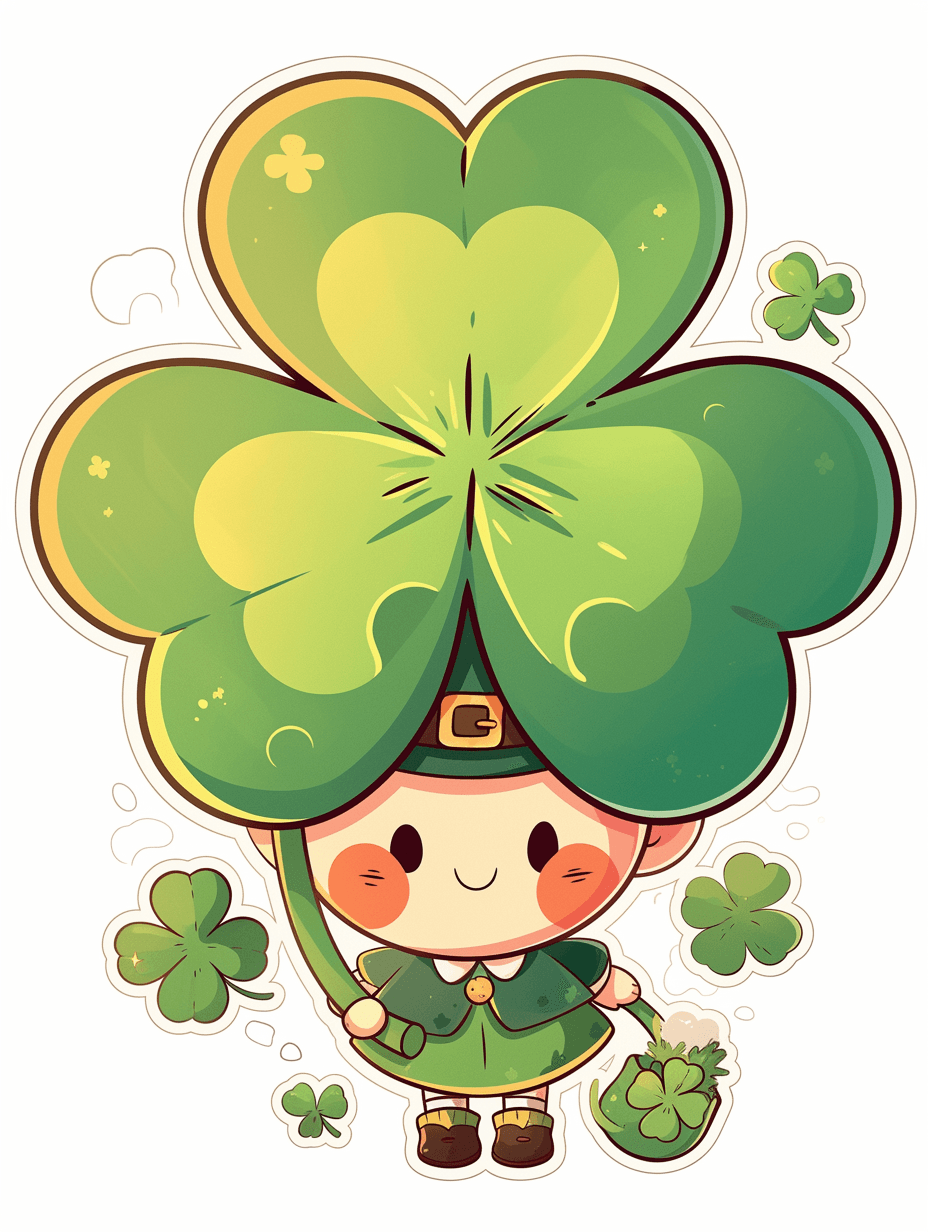 Clover Rhythm original repeating artwork