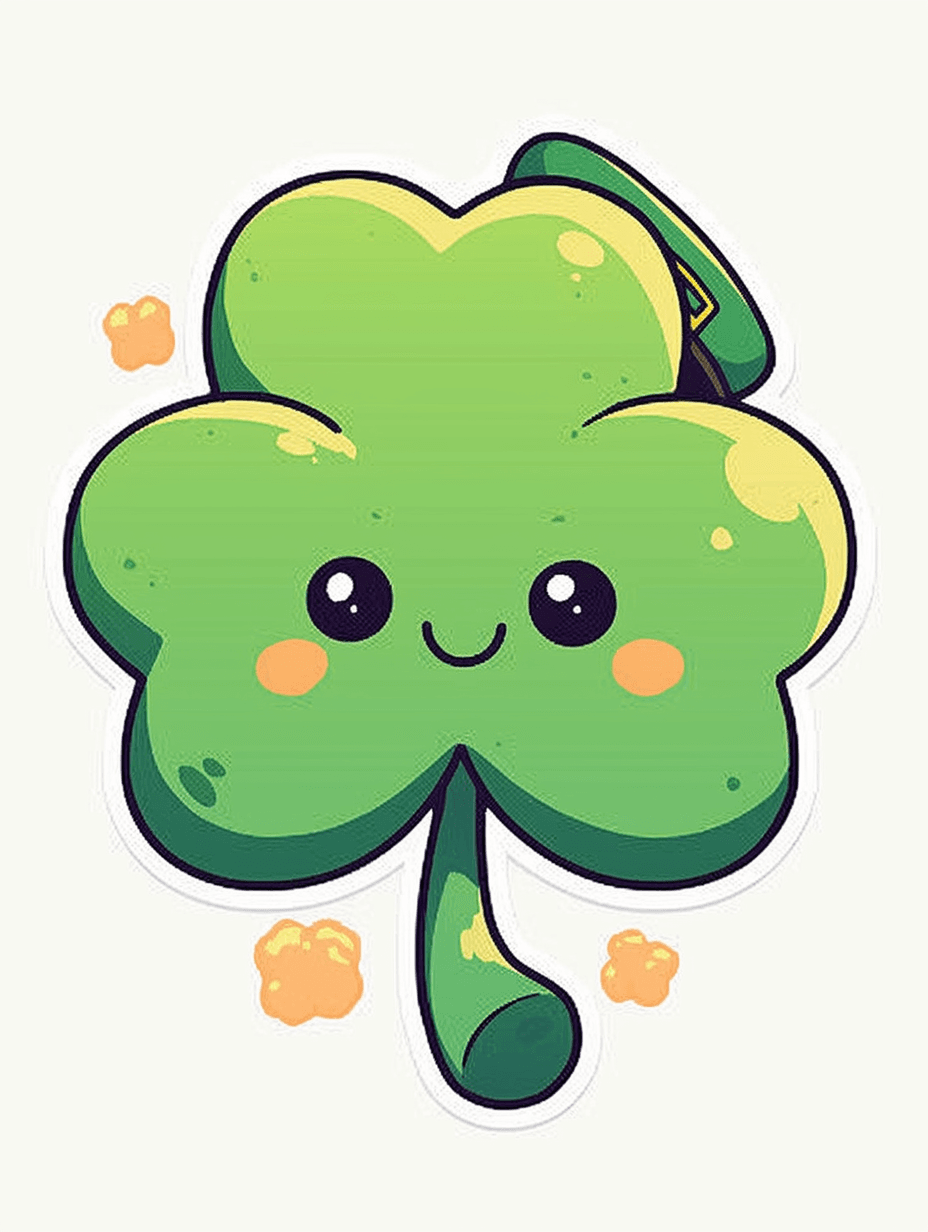 Clover Bop original repeating artwork