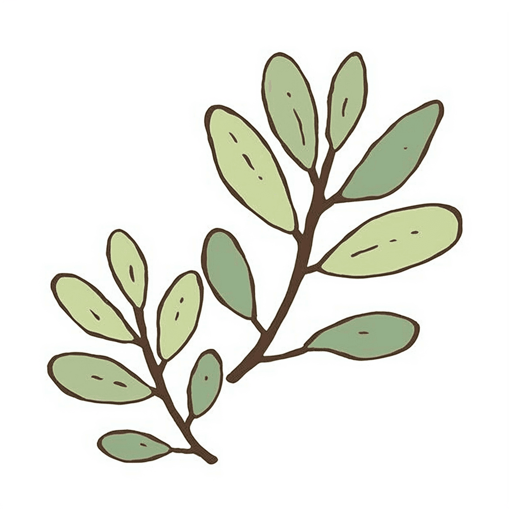 Leaves Roam original repeating artwork