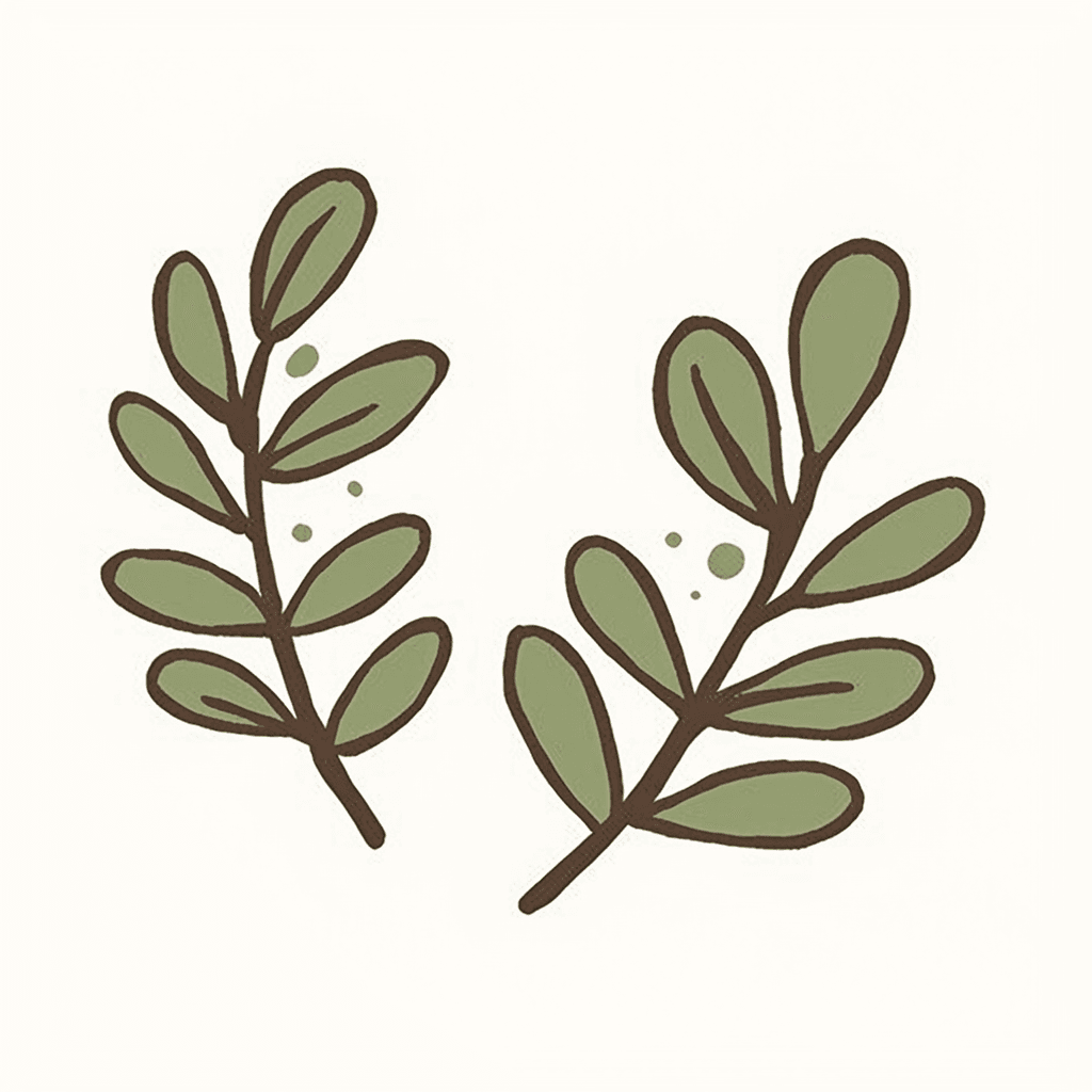 Leaves Spin original repeating artwork