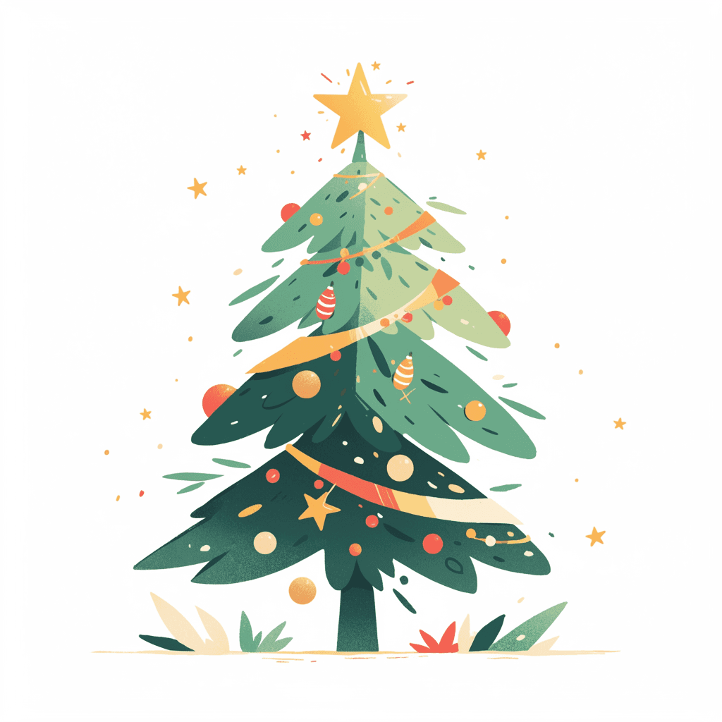 Christmas Tree 412 original repeating artwork