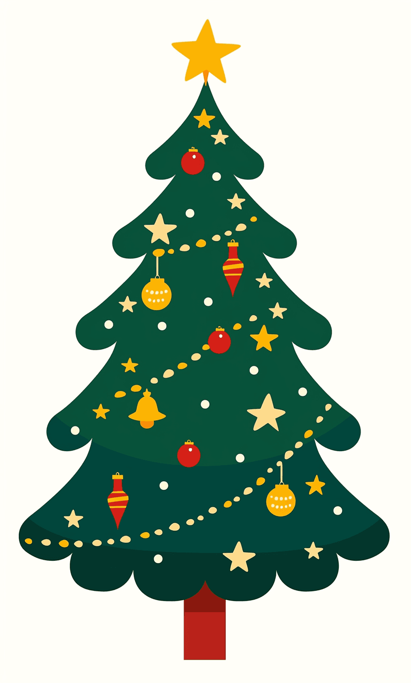 Christmas Tree 197 original repeating artwork