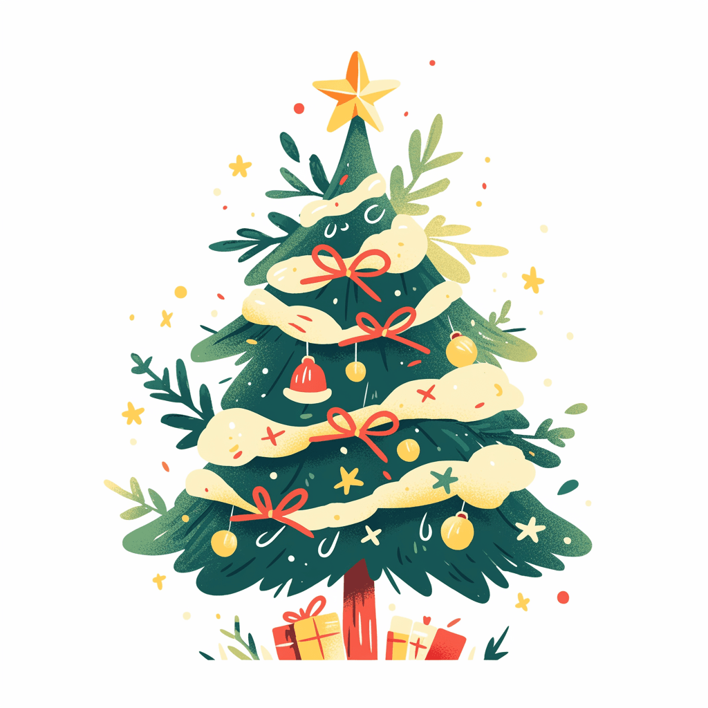 Christmas Tree 452 original repeating artwork