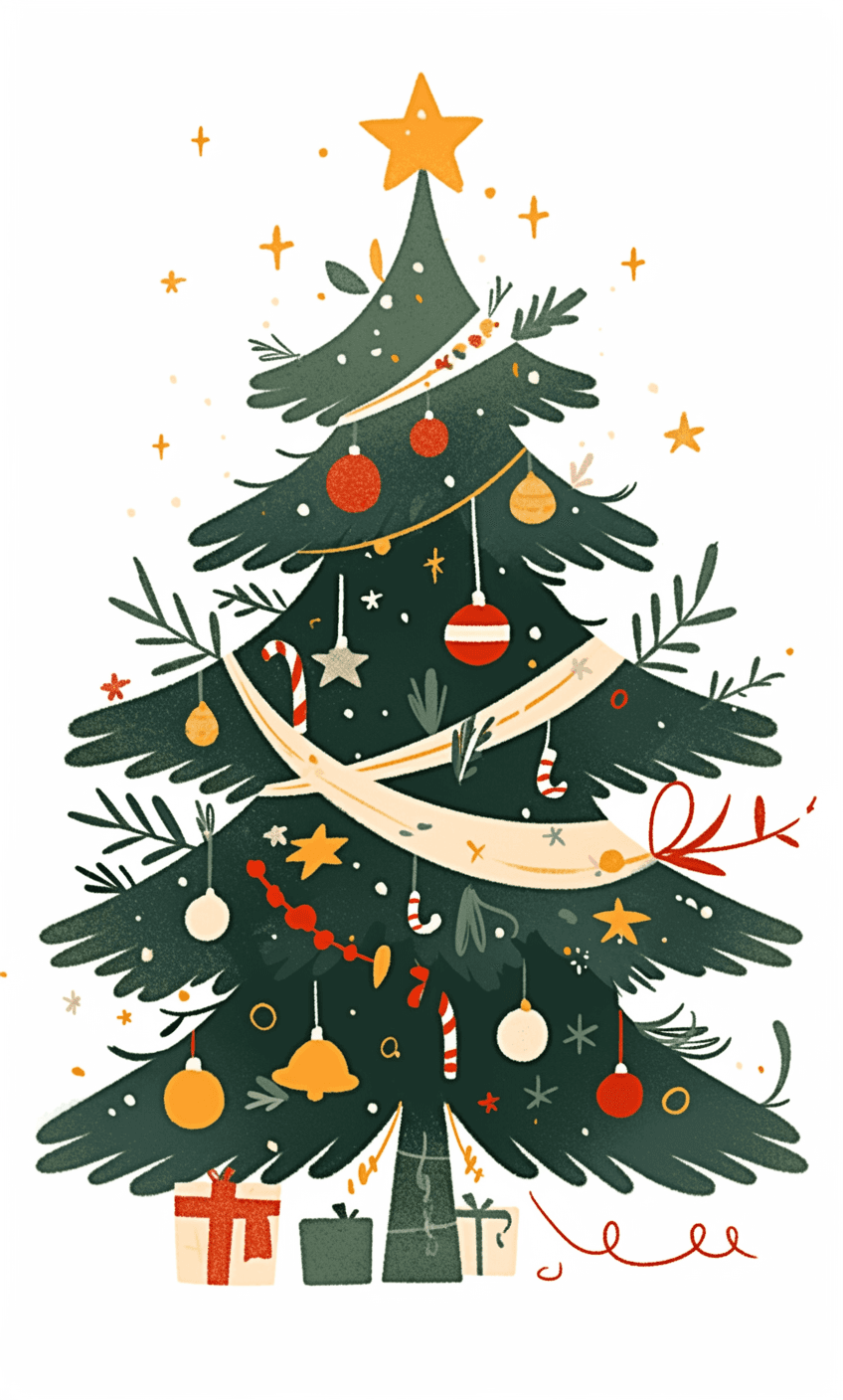 Christmas Tree 739 original repeating artwork